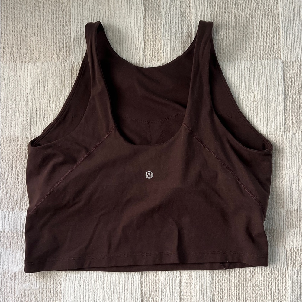 Align High-Neck Tank Top Light Support Espresso - Picture 2 of 3